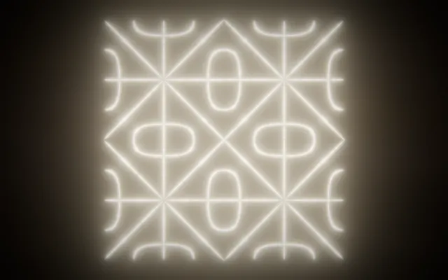 Cymatics: a real frame from SYNFIELD