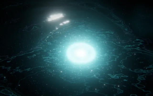 Liquid Light: a real frame from SYNFIELD