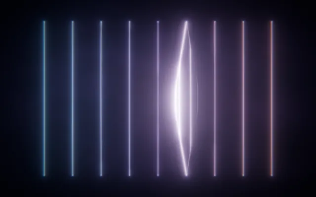 Strings of Light: a real frame from SYNFIELD